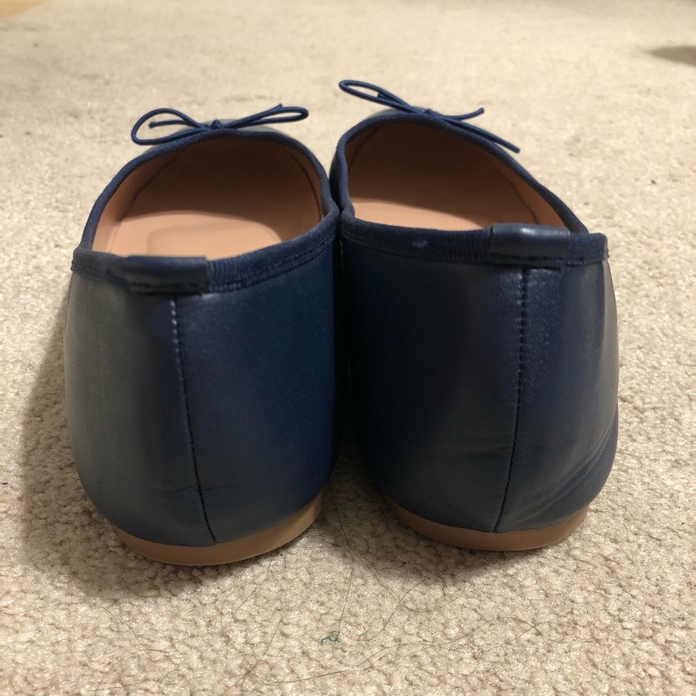 Navy Blue Flats - Picture 3 of 4